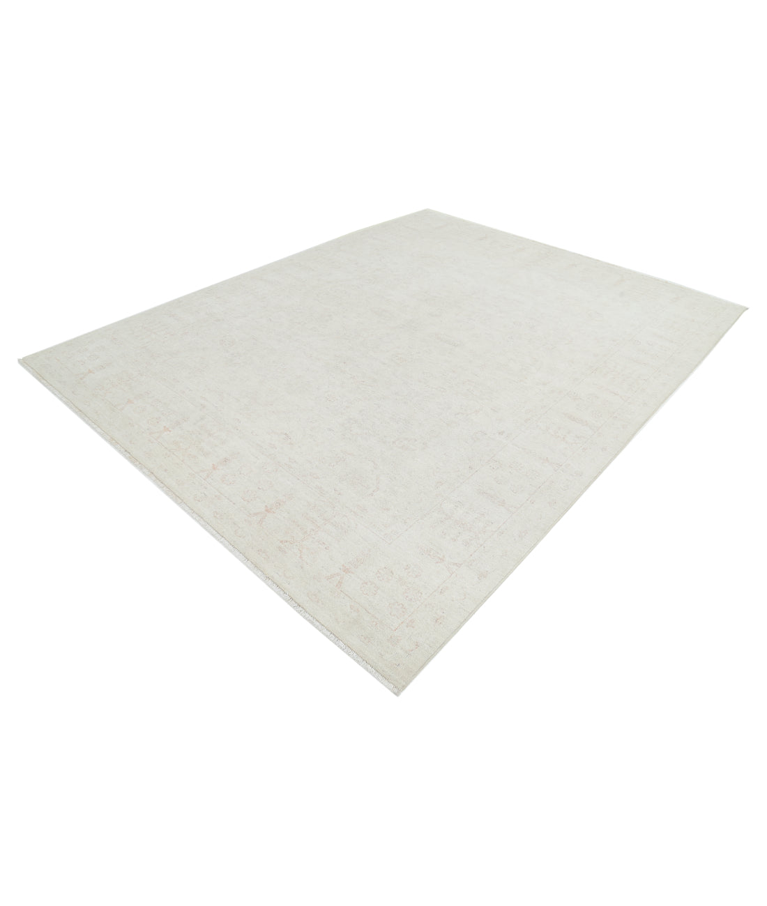 Serenity 8' 0" X 9' 10" Hand-Knotted Wool Rug 8' 0" X 9' 10" (244 X 300) / Ivory / Ivory