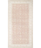 Serenity 9' 10" X 20' 3" Hand-Knotted Wool Rug 9' 10" X 20' 3" (300 X 617) / Brown / Ivory