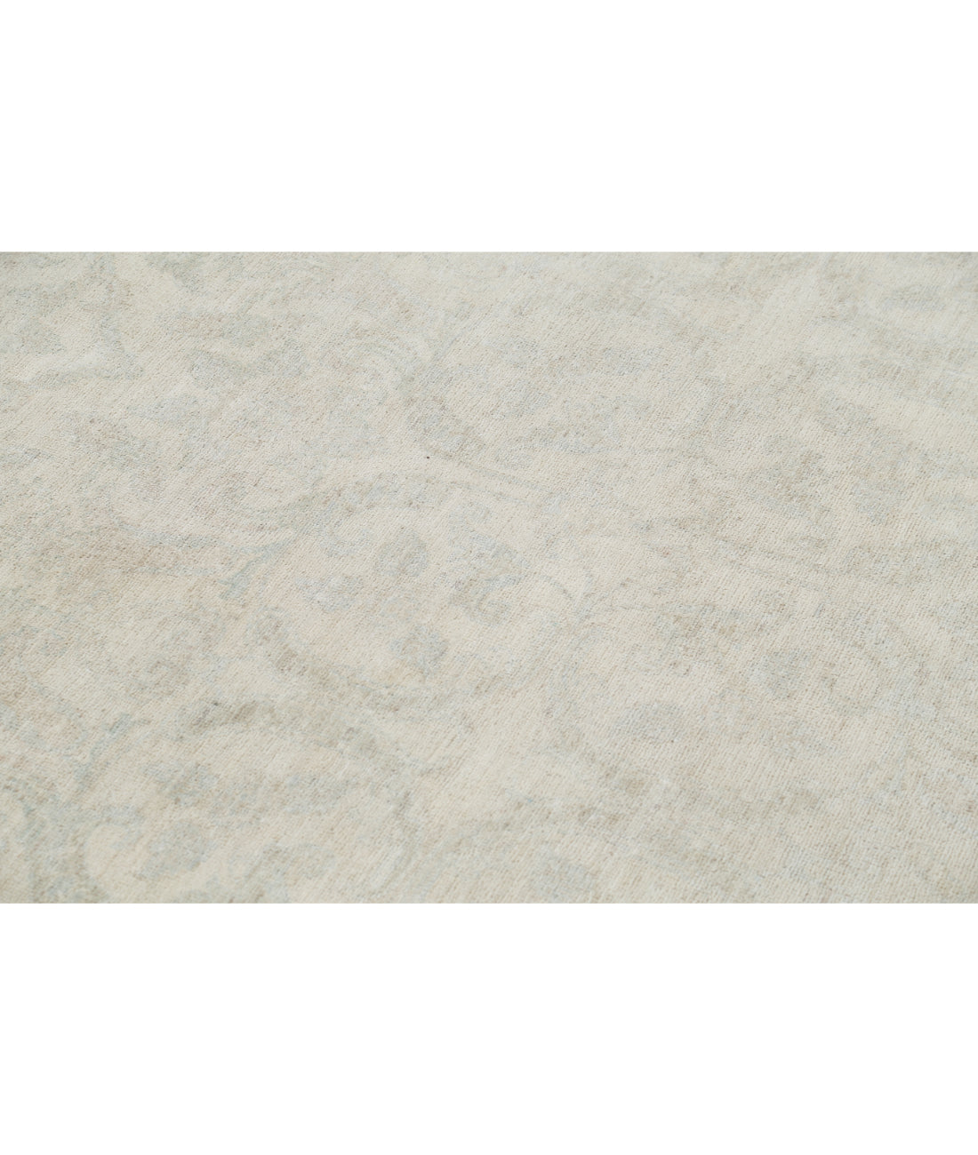 Serenity 11' 10" X 16' 9" Hand-Knotted Wool Rug 11' 10" X 16' 9" (361 X 511) / Ivory / Blue