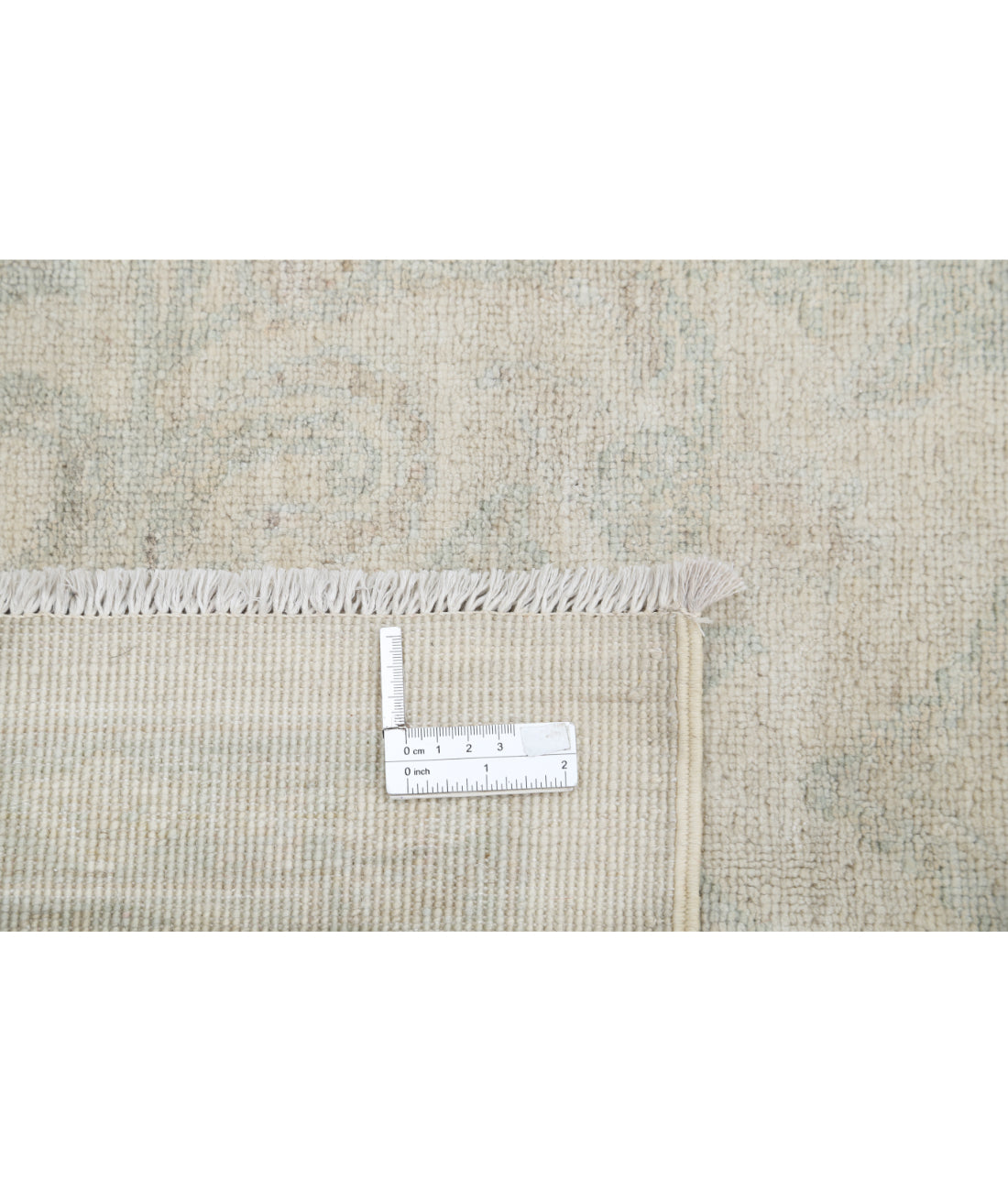 Serenity 11' 10" X 16' 9" Hand-Knotted Wool Rug 11' 10" X 16' 9" (361 X 511) / Ivory / Blue