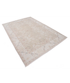 Hand Knotted Serenity Wool Rug 6' 3" X 8' 6" 6' 3" X 8' 6" (191 X 259) / Brown / Ivory