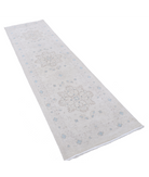 Hand Knotted Serenity Wool Rug 2' 7" X 8' 7" 2' 7" X 8' 7" (79 X 262) / Ivory / Brown
