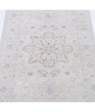 Hand Knotted Serenity Wool Rug 2' 7" X 8' 7" 2' 7" X 8' 7" (79 X 262) / Ivory / Brown