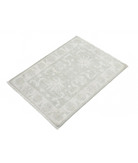Hand Knotted Serenity Wool Rug 2' 2" X 3' 0" 2' 2" X 3' 0" (66 X 91) / Green / Ivory