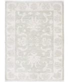 Hand Knotted Serenity Wool Rug 2' 2" X 3' 0" 2' 2" X 3' 0" (66 X 91) / Green / Ivory