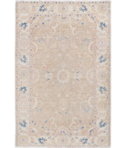 Hand Knotted Serenity Wool Rug 3' 0" X 4' 8" 3' 0" X 4' 8" (91 X 142) / Brown / Ivory