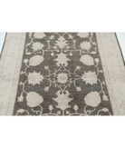 Hand Knotted Serenity Wool Rug 4' 0" X 6' 1" 4' 0" X 6' 1" (122 X 185) / Brown / Ivory