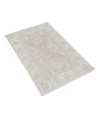 Hand Knotted Serenity Wool Rug 2' 2" X 3' 4" 2' 2" X 3' 4" (66 X 101) / Brown / Ivory