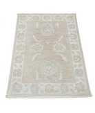 Hand Knotted Serenity Wool Rug 2' 2" X 3' 4" 2' 2" X 3' 4" (66 X 101) / Brown / Ivory