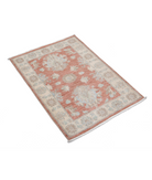 Hand Knotted Serenity Wool Rug 2' 3" X 3' 0" 2' 3" X 3' 0" (69 X 91) / Rust / Ivory