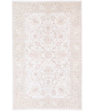 Hand Knotted Serenity Wool Rug 5' 11" X 9' 3" 5' 11" X 9' 3" (180 X 282) / Ivory / Gold