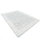 Hand Knotted Serenity Wool Rug 8' 0" X 10' 7" 8' 0" X 10' 7" (244 X 322) / Blue / Ivory