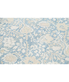 Hand Knotted Serenity Wool Rug 8' 0" X 10' 7" 8' 0" X 10' 7" (244 X 322) / Blue / Ivory