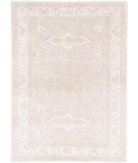 Hand Knotted Serenity Wool Rug 3' 11" X 5' 7" 3' 11" X 5' 7" (119 X 170) / Beige / Ivory