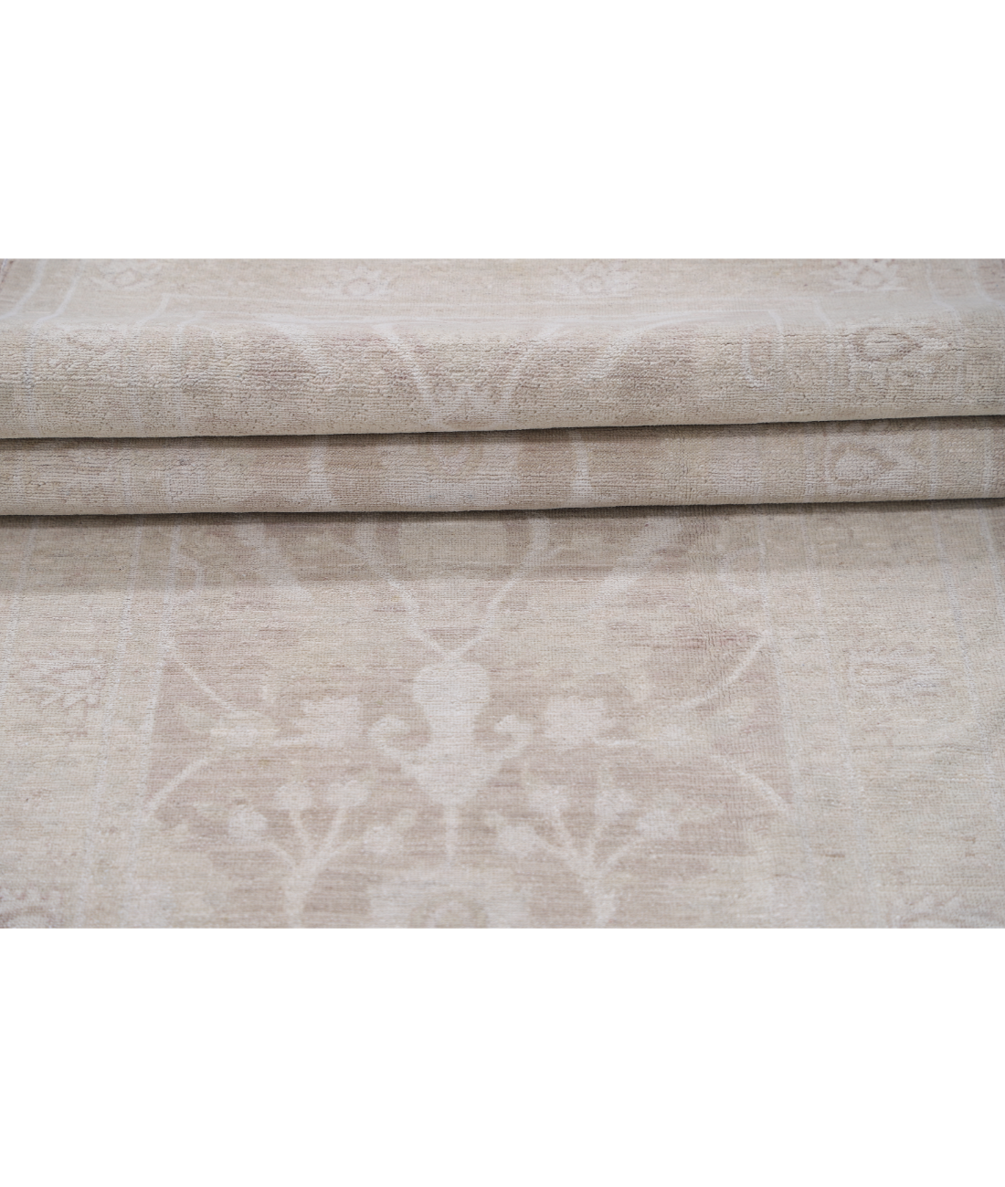 Hand Knotted Serenity Wool Rug 2' 9" X 9' 11" 2' 9" X 9' 11" (84 X 302) / Brown / Brown