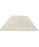 Hand Knotted Serenity Wool Rug 8' 9" X 11' 7" 8' 9" X 11' 7" (267 X 353) / Brown / Ivory