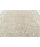 Hand Knotted Serenity Wool Rug 8' 9" X 11' 7" 8' 9" X 11' 7" (267 X 353) / Brown / Ivory