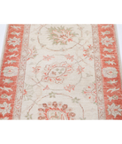Hand Knotted Serenity Wool Rug 2' 7" X 3' 11" 2' 7" X 3' 11" (79 X 119) / Ivory / Red