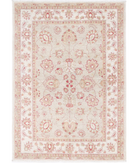 Hand Knotted Serenity Wool Rug 3' 10" X 5' 5" 3' 10" X 5' 5" (117 X 165) / Ivory / Ivory