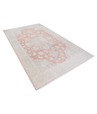 Hand Knotted Serenity Wool Rug 5' 9" X 9' 6" 5' 9" X 9' 6" (175 X 290) / Red / Ivory