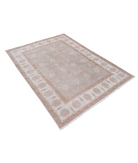 Hand Knotted Serenity Wool Rug 4' 9" X 6' 6" 4' 9" X 6' 6" (145 X 198) / Grey / Ivory