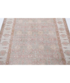 Hand Knotted Serenity Wool Rug 4' 9" X 6' 6" 4' 9" X 6' 6" (145 X 198) / Grey / Ivory