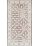 Hand Knotted Serenity Wool Rug 5' 11" X 9' 9" 5' 11" X 9' 9" (180 X 297) / Brown / Ivory