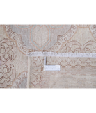 Hand Knotted Serenity Wool Rug 4' 9" X 6' 8" 4' 9" X 6' 8" (145 X 203) / Grey / Ivory