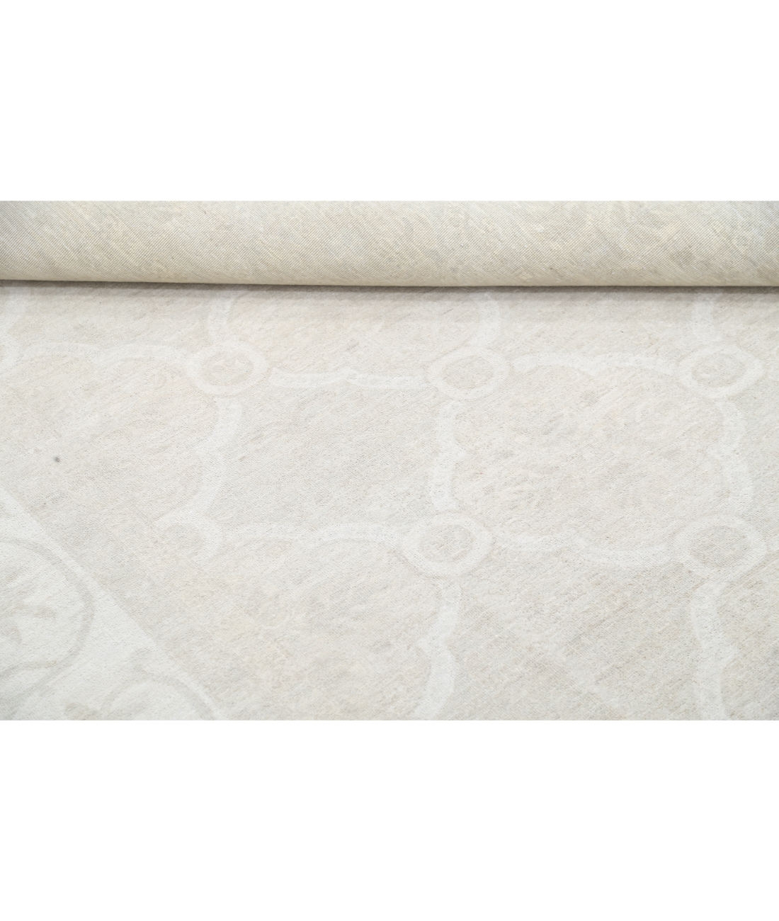 Hand Knotted Serenity Wool Rug 9' 1" X 11' 11" 9' 1" X 11' 11" (277 X 363) / Brown / Ivory