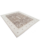 Hand Knotted Serenity Wool Rug 8' 0" X 9' 10" 8' 0" X 9' 10" (244 X 300) / Brown / Ivory