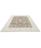 Hand Knotted Serenity Wool Rug 8' 0" X 9' 10" 8' 0" X 9' 10" (244 X 300) / Brown / Ivory