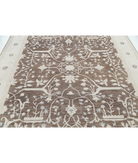 Hand Knotted Serenity Wool Rug 8' 0" X 9' 10" 8' 0" X 9' 10" (244 X 300) / Brown / Ivory