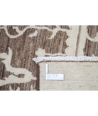 Hand Knotted Serenity Wool Rug 8' 0" X 9' 10" 8' 0" X 9' 10" (244 X 300) / Brown / Ivory