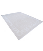 Hand Knotted Serenity Wool Rug 8' 11" X 11' 10" 8' 11" X 11' 10" (272 X 361) / Brown / Ivory