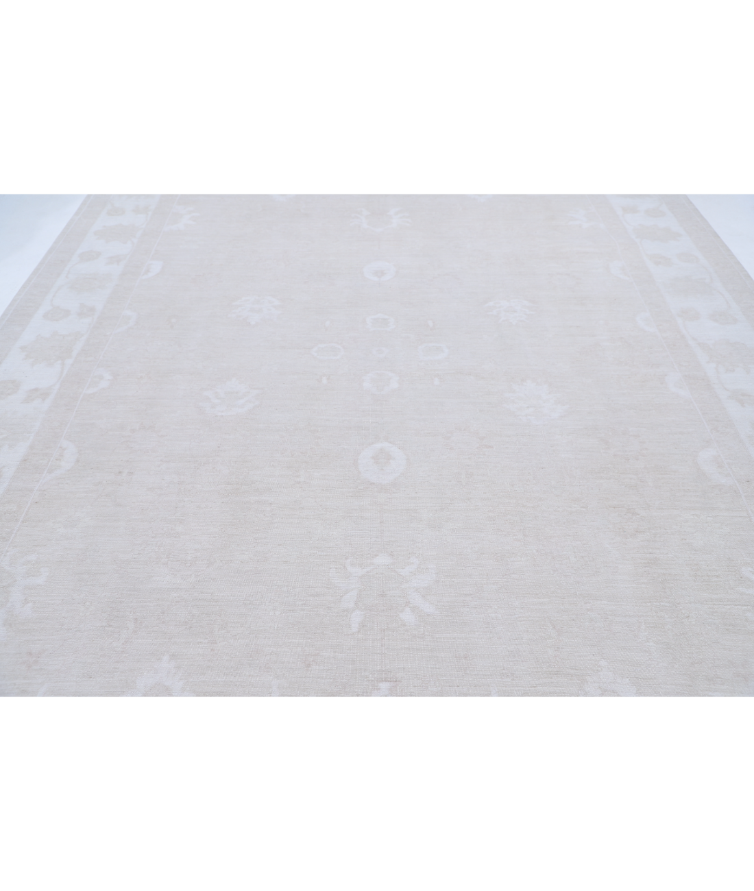 Hand Knotted Serenity Wool Rug 8' 11" X 11' 10" 8' 11" X 11' 10" (272 X 361) / Brown / Ivory