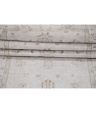 Hand Knotted Serenity Wool Rug 3' 1" X 10' 2" 3' 1" X 10' 2" (94 X 310) / Grey / Ivory