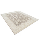 Hand Knotted Serenity Wool Rug 8' 2" X 9' 7" 8' 2" X 9' 7" (249 X 292) / Brown / Ivory