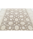 Hand Knotted Serenity Wool Rug 8' 2" X 9' 7" 8' 2" X 9' 7" (249 X 292) / Brown / Ivory
