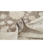 Hand Knotted Serenity Wool Rug 8' 2" X 9' 7" 8' 2" X 9' 7" (249 X 292) / Brown / Ivory