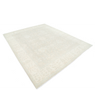 Hand Knotted Serenity Wool Rug 8' 1" X 9' 10" 8' 1" X 9' 10" (246 X 300) / Green / Ivory