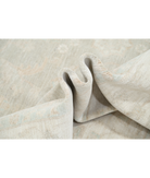 Hand Knotted Serenity Wool Rug 8' 1" X 9' 10" 8' 1" X 9' 10" (246 X 300) / Green / Ivory