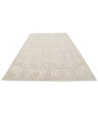 Hand Knotted Serenity Wool Rug 7' 8" X 11' 4" 7' 8" X 11' 4" (234 X 345) / Grey / Ivory