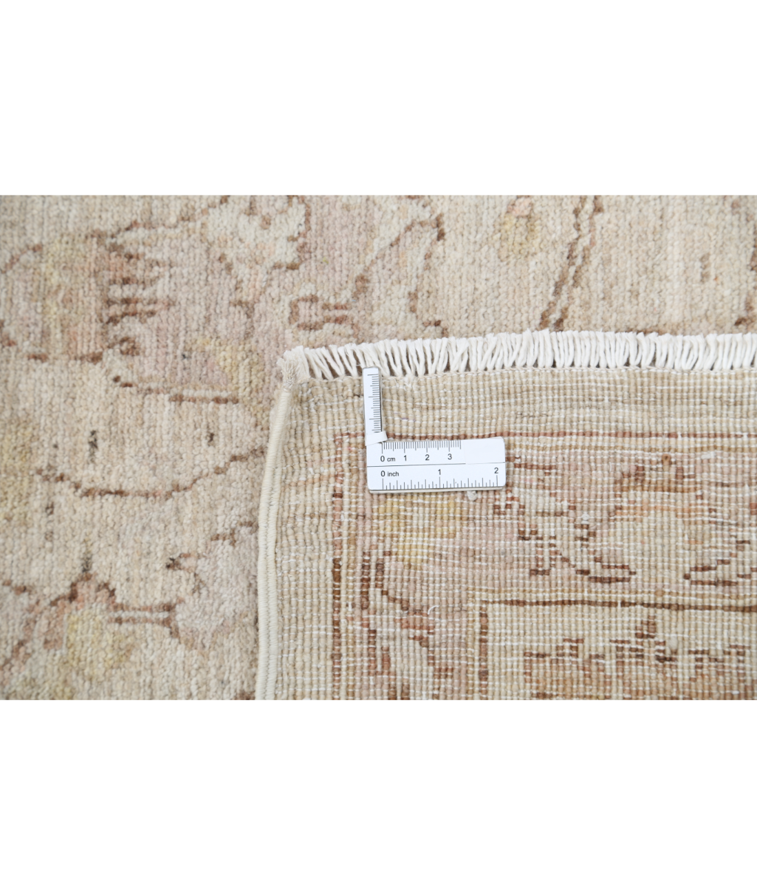 Hand Knotted Serenity Wool Rug 7' 8" X 11' 4" 7' 8" X 11' 4" (234 X 345) / Grey / Ivory