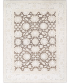 Hand Knotted Serenity Wool Rug 8' 10" X 11' 9" 8' 10" X 11' 9" (269 X 358) / Ivory / Pink