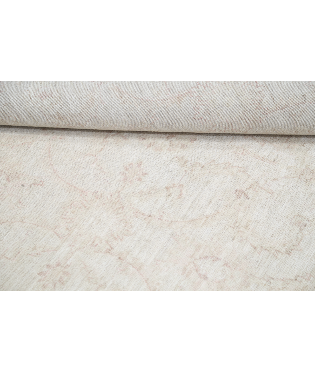 Hand Knotted Serenity Wool Rug 8' 9" X 11' 10" 8' 9" X 11' 10" (267 X 361) / Ivory / Ivory