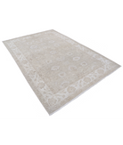 Hand Knotted Serenity Wool Rug 6' 3" X 9' 0" 6' 3" X 9' 0" (191 X 274) / Brown / Ivory