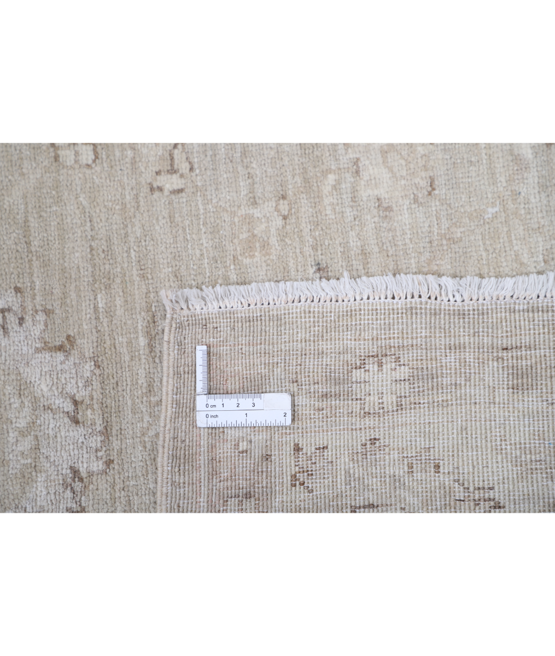 Hand Knotted Serenity Wool Rug 6' 3" X 9' 0" 6' 3" X 9' 0" (191 X 274) / Brown / Ivory