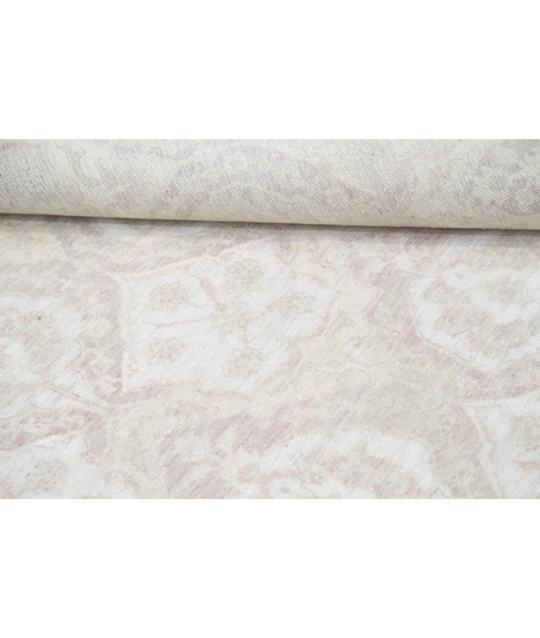Hand Knotted Serenity Wool Rug 8' 2" X 9' 9" 8' 2" X 9' 9" (249 X 297) / Brown / Ivory