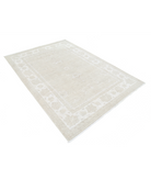 Hand Knotted Serenity Wool Rug 5' 5" X 7' 9" 5' 5" X 7' 9" (165 X 236) / Brown / Ivory