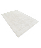 Hand Knotted Serenity Wool Rug 6' 1" X 9' 0" 6' 1" X 9' 0" (185 X 274) / Brown / Ivory